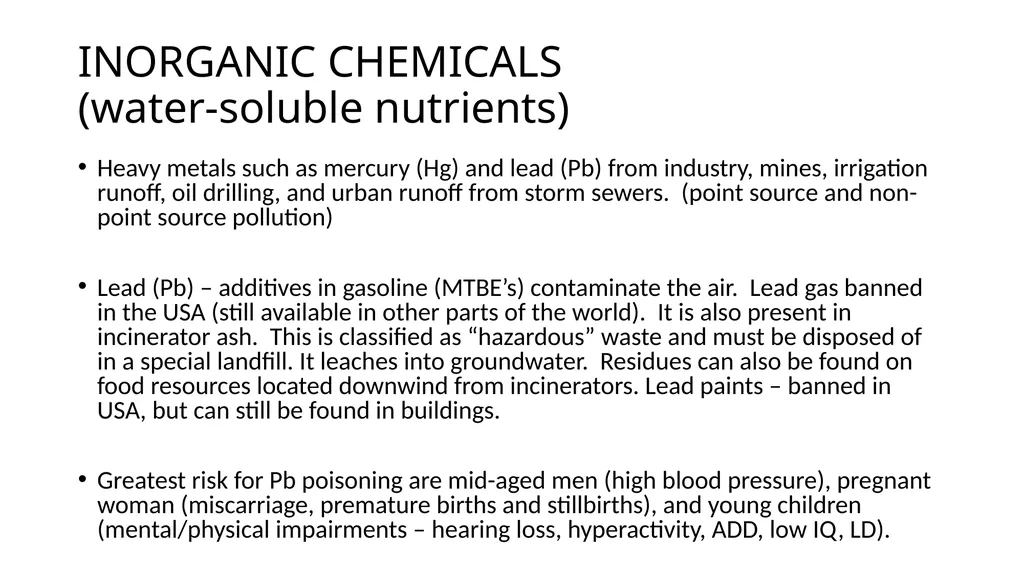 APES POLLUTION NOTES POLLUTION VOCABULARY Risk – a - slide 20 of 37