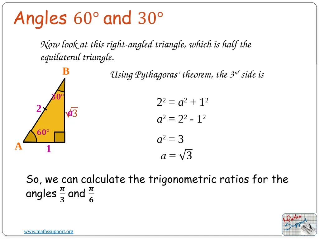 19 August 2023 Trigonometric ratios for special - slide 5 of 10