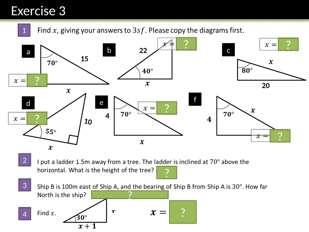 GCSE Right-Angled Triangles Dr J Frost - slide 18 of 32