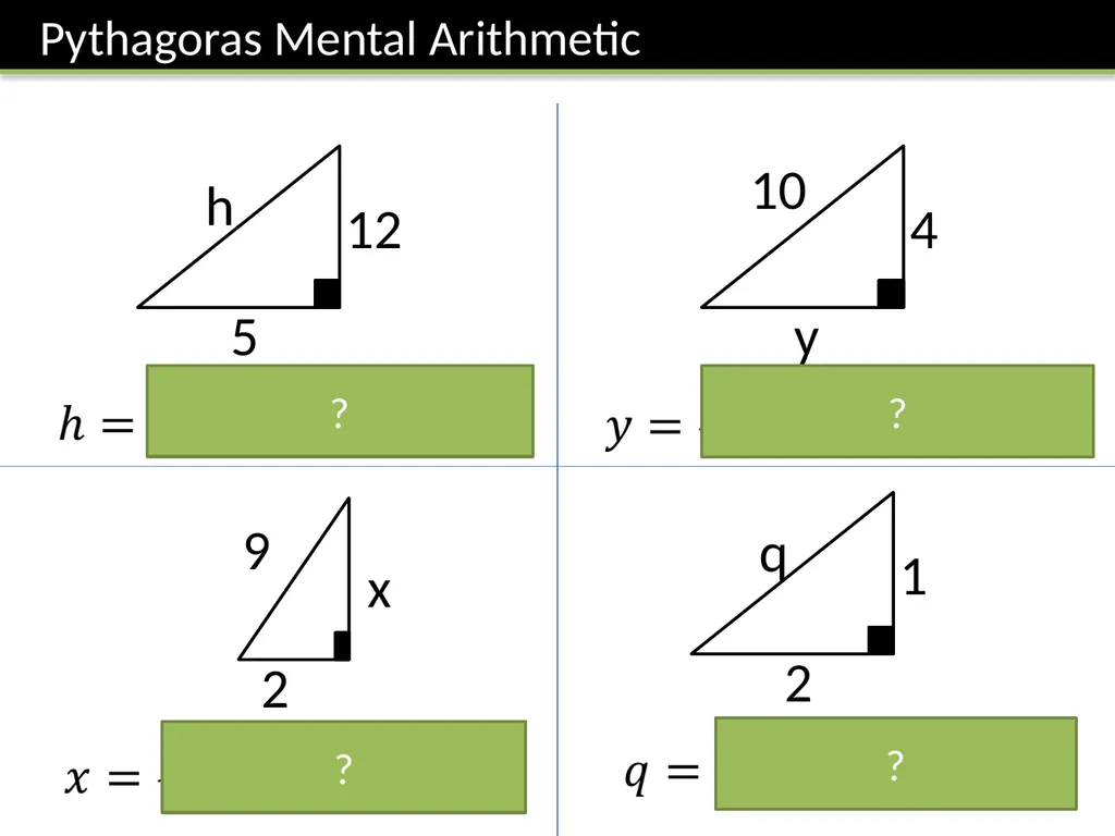 GCSE Right-Angled Triangles Dr J Frost - slide 5 of 32
