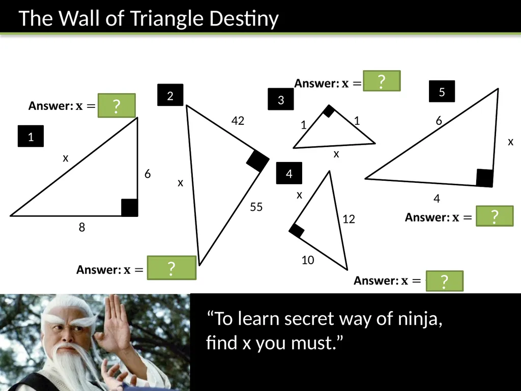 GCSE Right-Angled Triangles Dr J Frost - slide 6 of 32