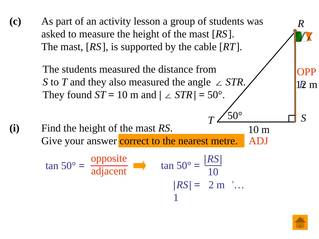 Junior Certificate Ordinary Level Trigonometry - slide 5 of 46