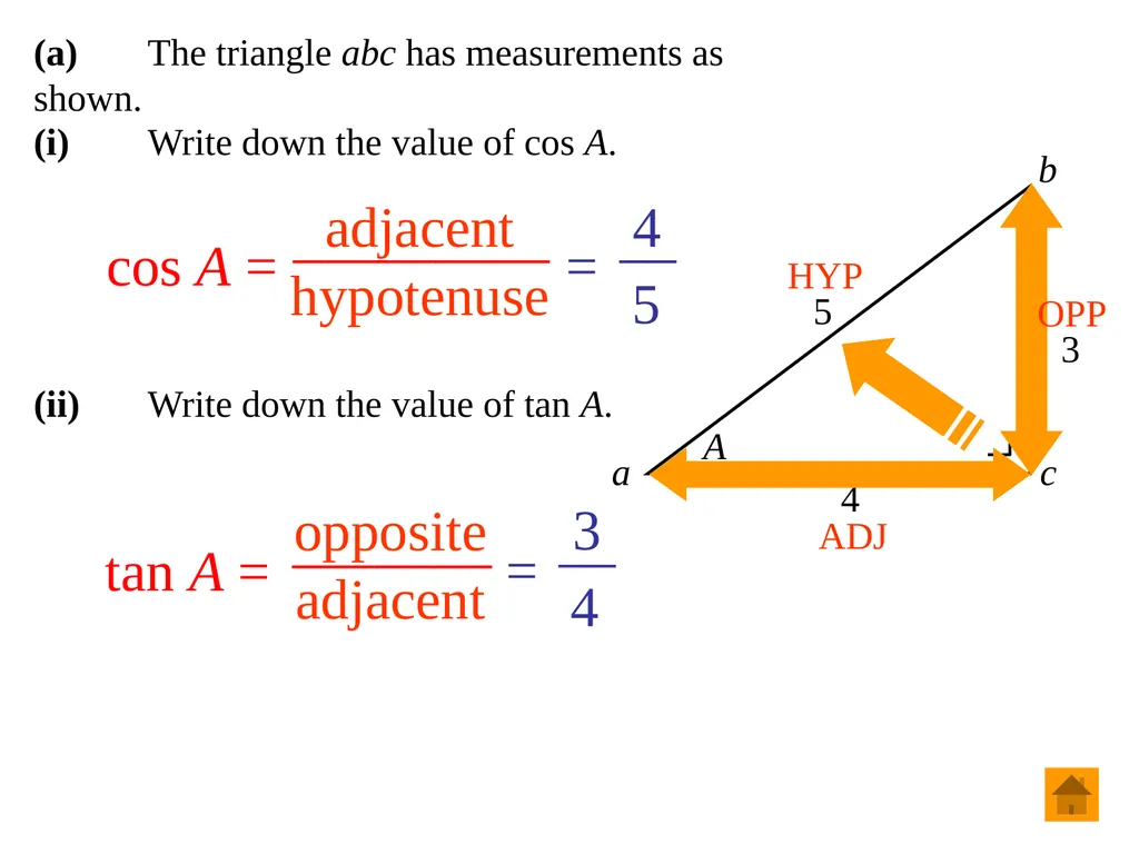 Junior Certificate Ordinary Level Trigonometry - slide 43 of 46