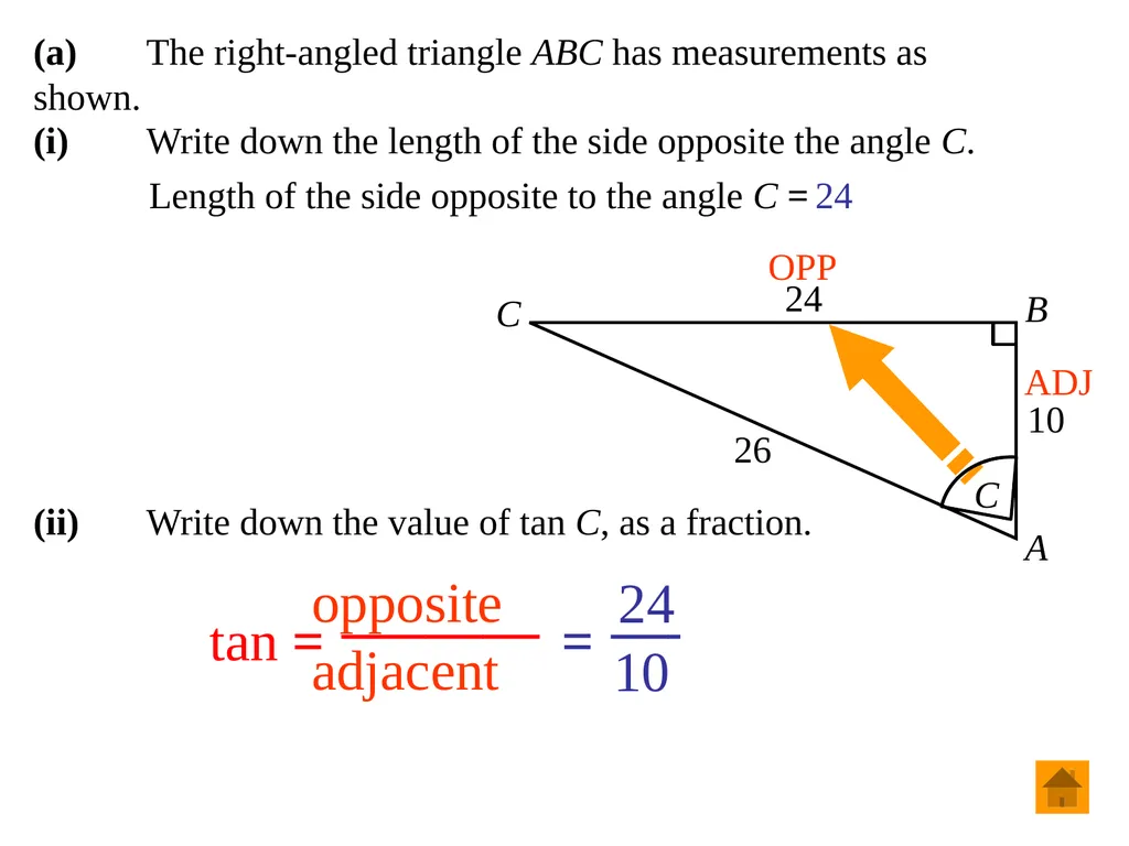 Junior Certificate Ordinary Level Trigonometry - slide 12 of 46