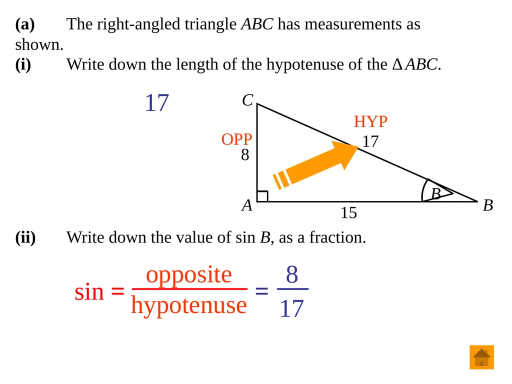 Junior Certificate Ordinary Level Trigonometry - slide 17 of 46