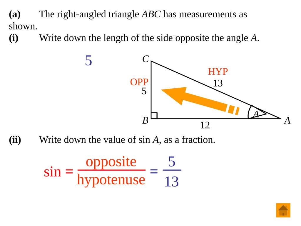 Junior Certificate Ordinary Level Trigonometry - slide 38 of 46