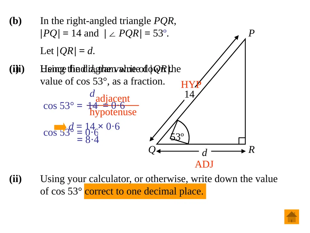Junior Certificate Ordinary Level Trigonometry - slide 13 of 46