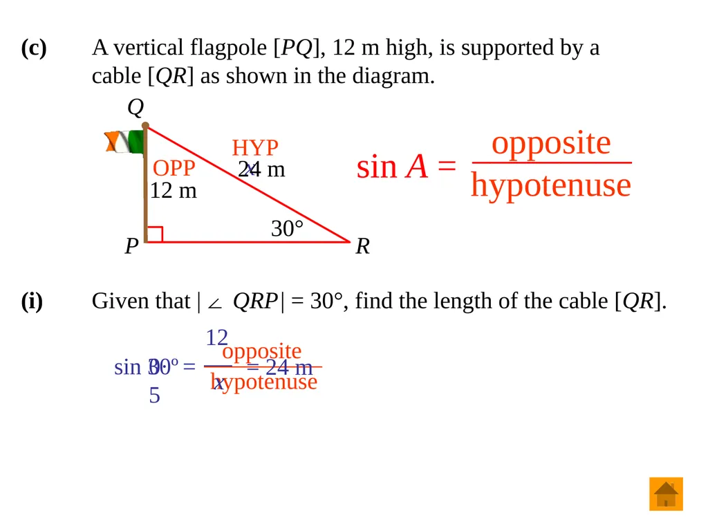 Junior Certificate Ordinary Level Trigonometry - slide 45 of 46