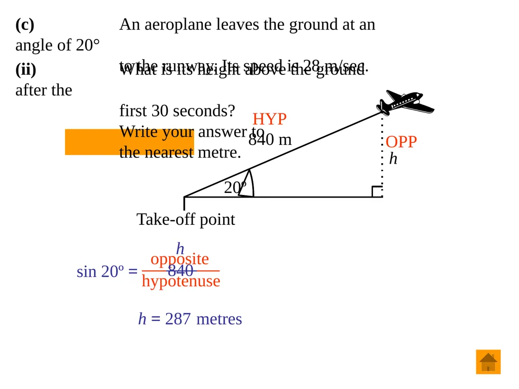 Junior Certificate Ordinary Level Trigonometry - slide 41 of 46