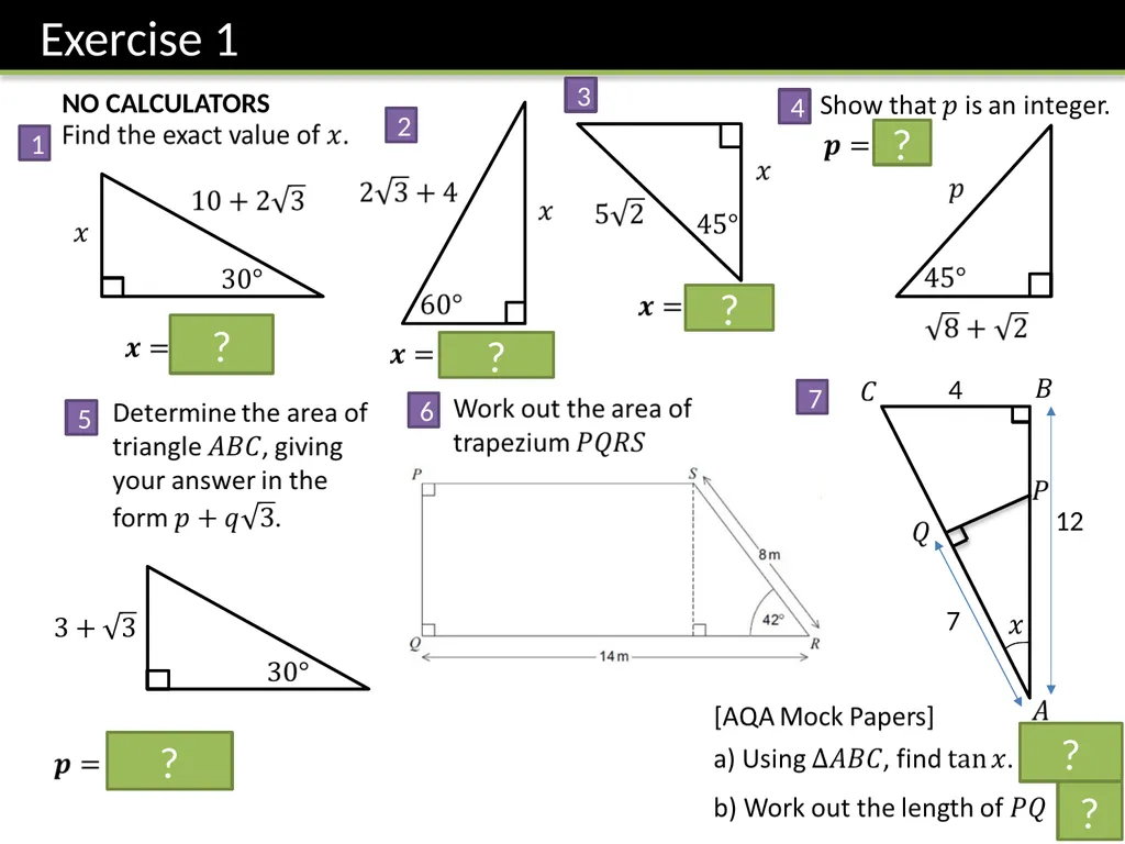 IGCSE FM Trigonometry II Dr J Frost - slide 6 of 28
