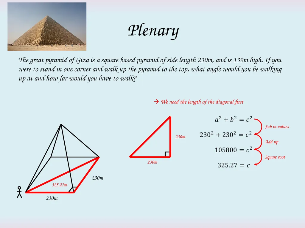 3D Trigonometry Starter Can you find the value of - slide 6 of 11