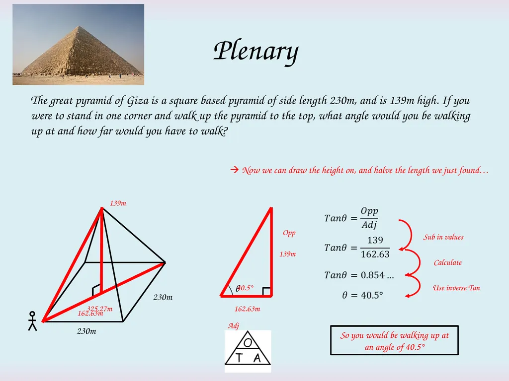 3D Trigonometry Starter Can you find the value of - slide 7 of 11