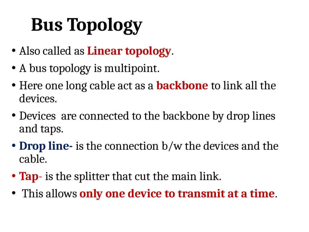 Chapter 2 Network topology and Networking devices - slide 7 of 40