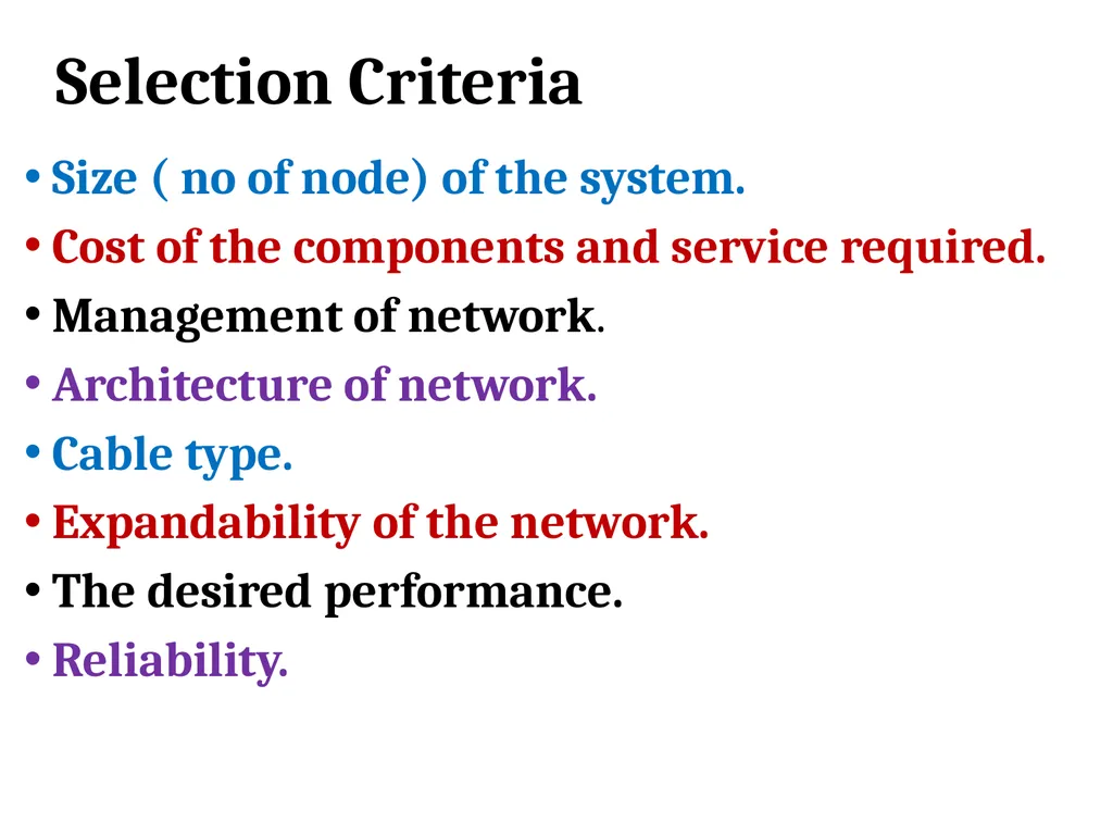 Chapter 2 Network topology and Networking devices - slide 4 of 40