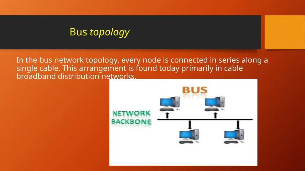 TOPOLOGY in computer networking What is topology - slide 5 of 10