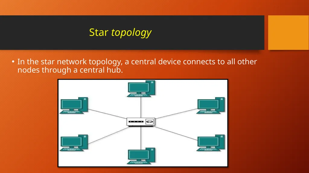 TOPOLOGY in computer networking What is topology - slide 6 of 10