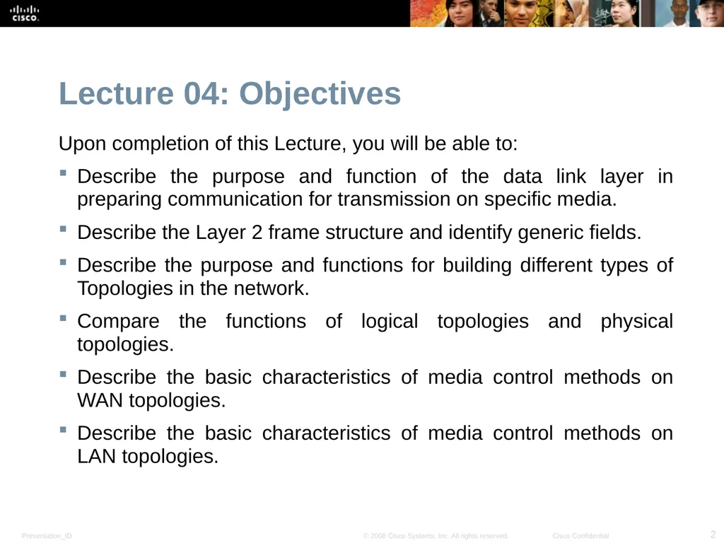 Lecture 04: Network Topologies Introduction to - slide 2 of 28