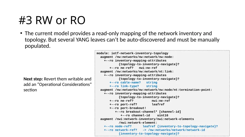 A Network Inventory Topology Model - slide 6 of 8