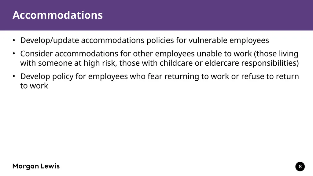 Reopening the Workplace and Insurance Issues in - slide 8 of 31