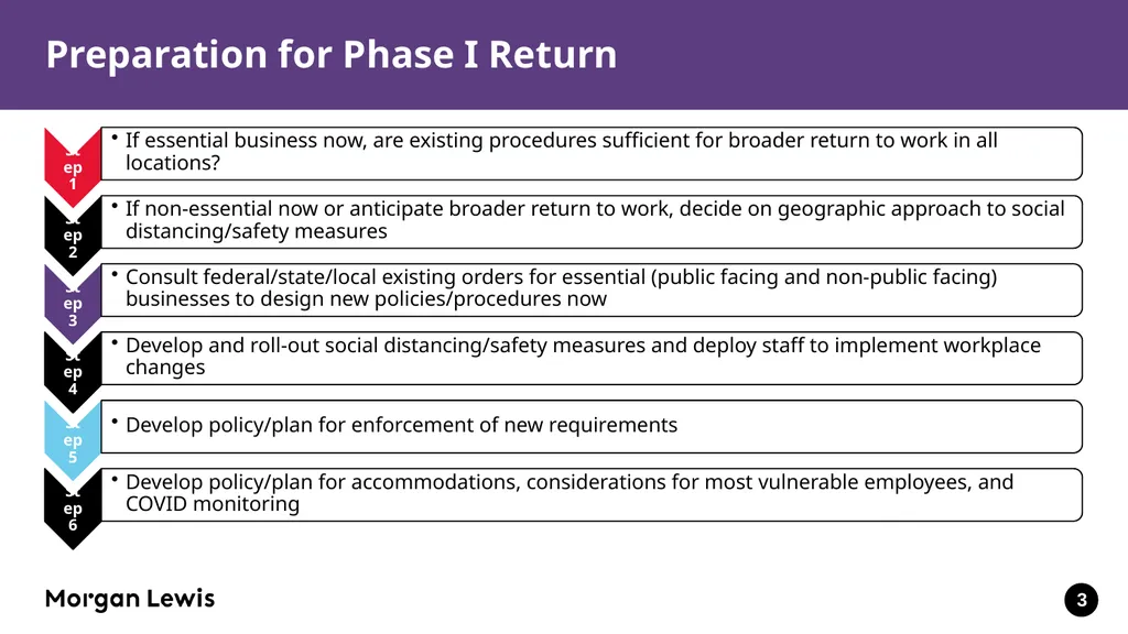 Reopening the Workplace and Insurance Issues in - slide 3 of 31