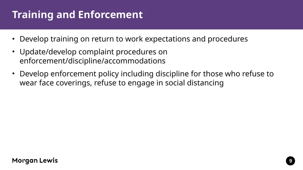Reopening the Workplace and Insurance Issues in - slide 9 of 31