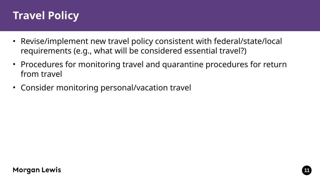 Reopening the Workplace and Insurance Issues in - slide 11 of 31