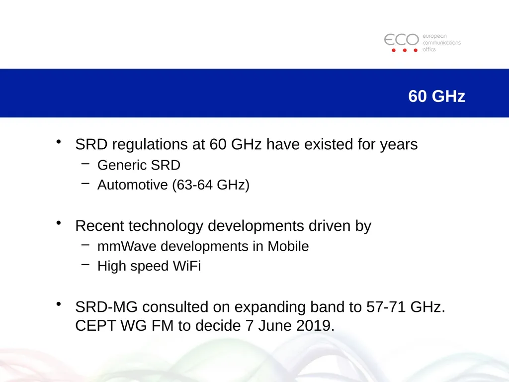 ECO Recent and Planned Changes in SRD Regulations - slide 9 of 20