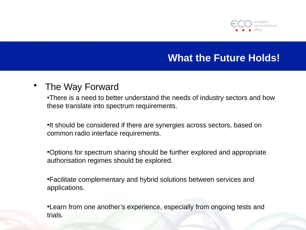 ECO Recent and Planned Changes in SRD Regulations - slide 15 of 20
