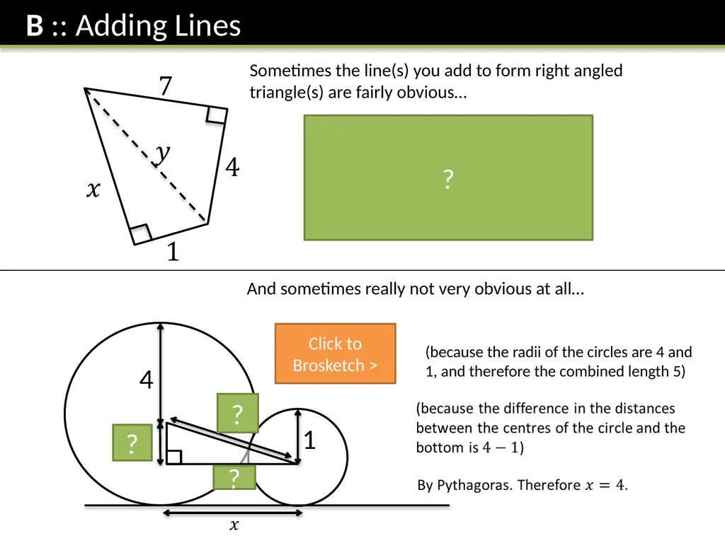 Year 7 Pythagoras’ Theorem Dr J Frost - slide 18 of 31