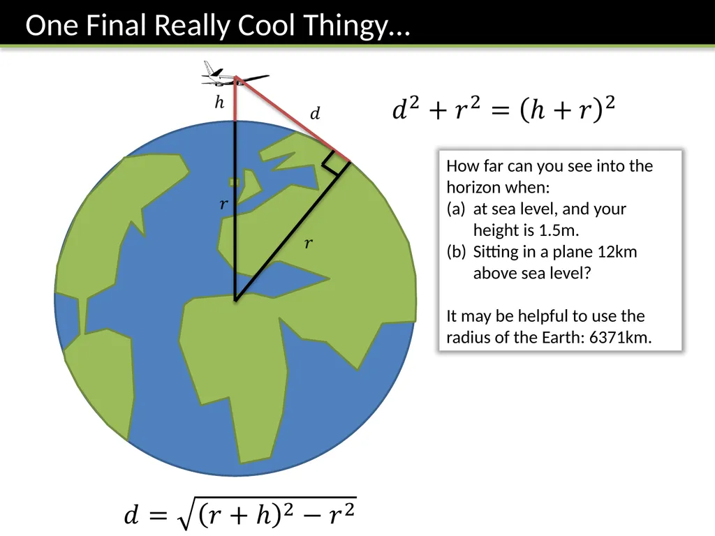 Year 7 Pythagoras’ Theorem Dr J Frost - slide 31 of 31