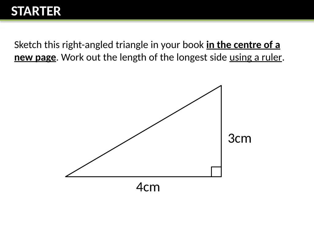 Year 7 Pythagoras’ Theorem Dr J Frost - slide 2 of 31