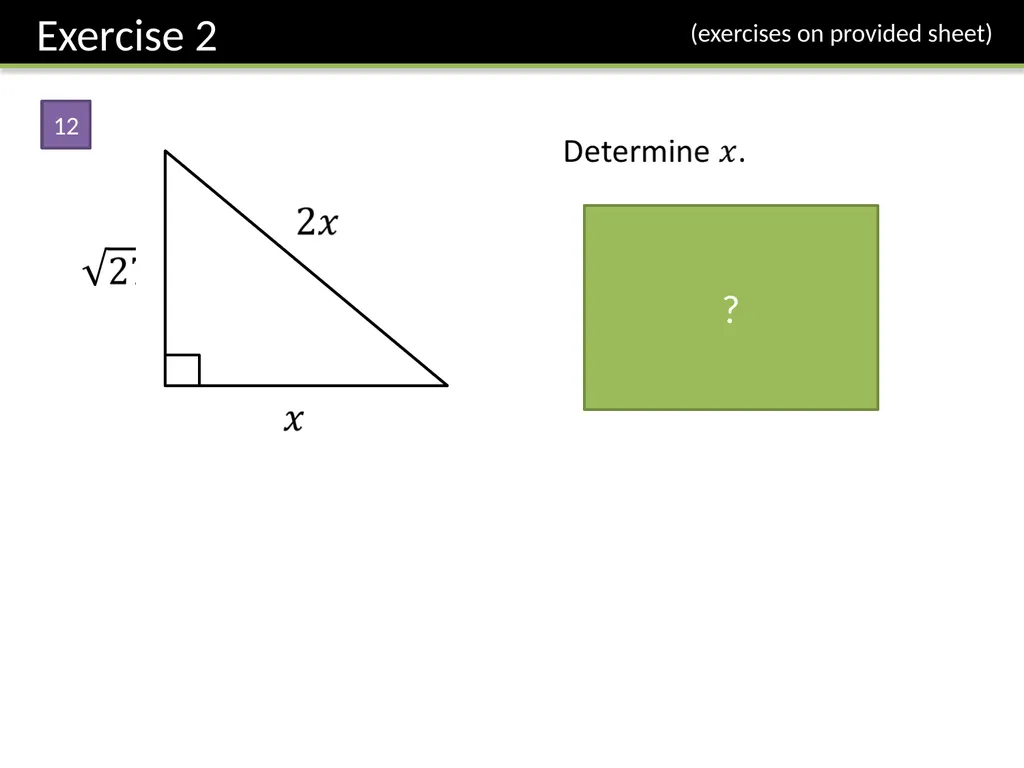 Year 7 Pythagoras’ Theorem Dr J Frost - slide 26 of 31
