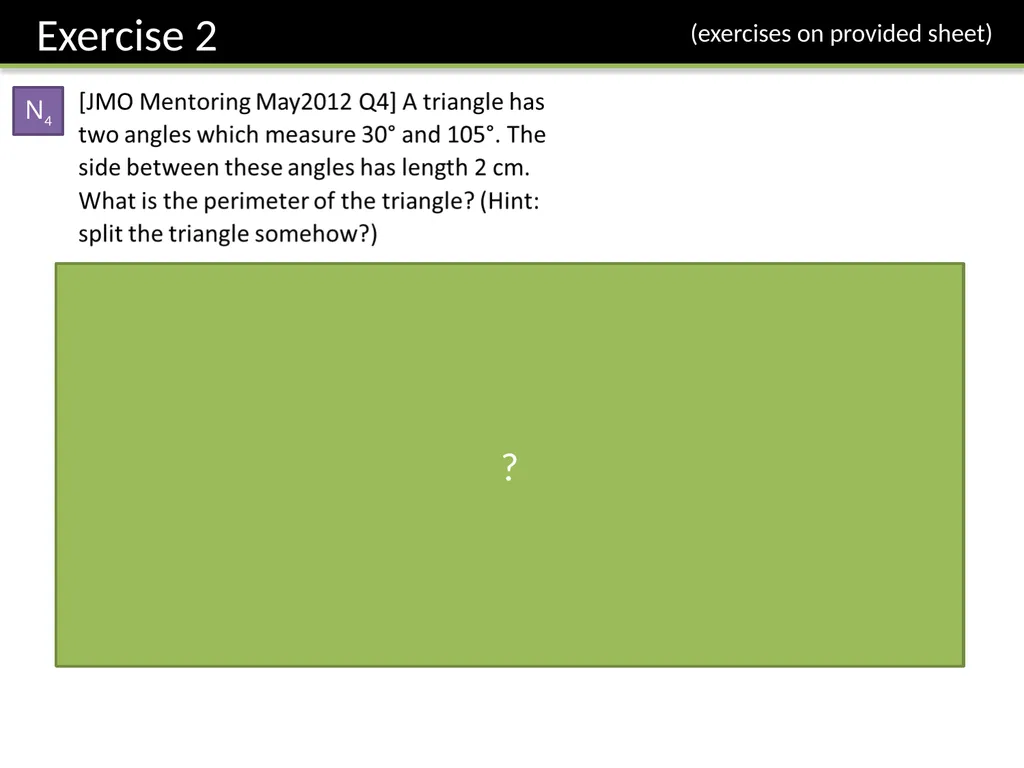 Year 7 Pythagoras’ Theorem Dr J Frost - slide 29 of 31