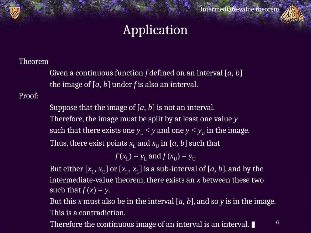 Intermediate-value theorem Introduction In this - slide 6 of 16