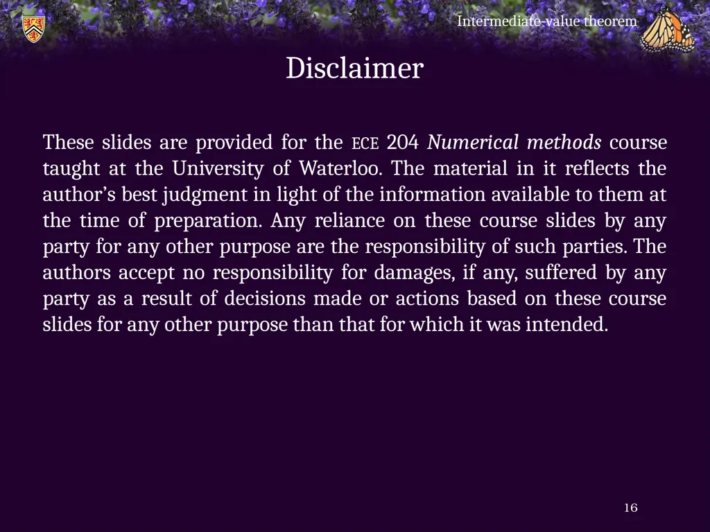 Intermediate-value theorem Introduction In this - slide 16 of 16