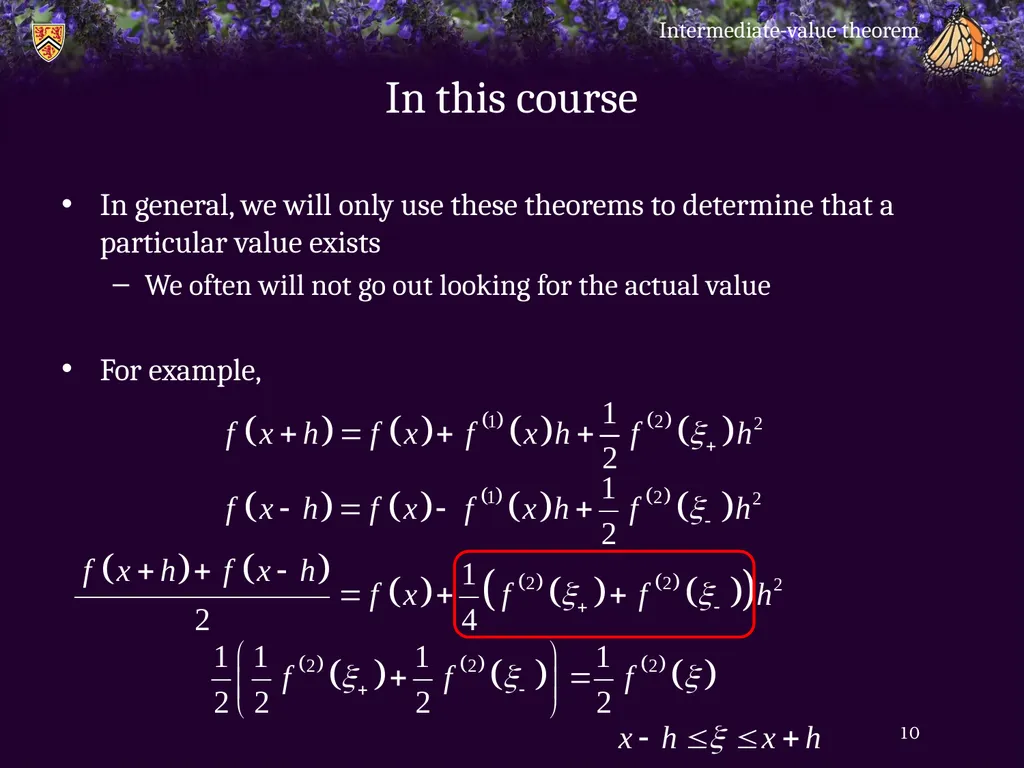 Intermediate-value theorem Introduction In this - slide 10 of 16