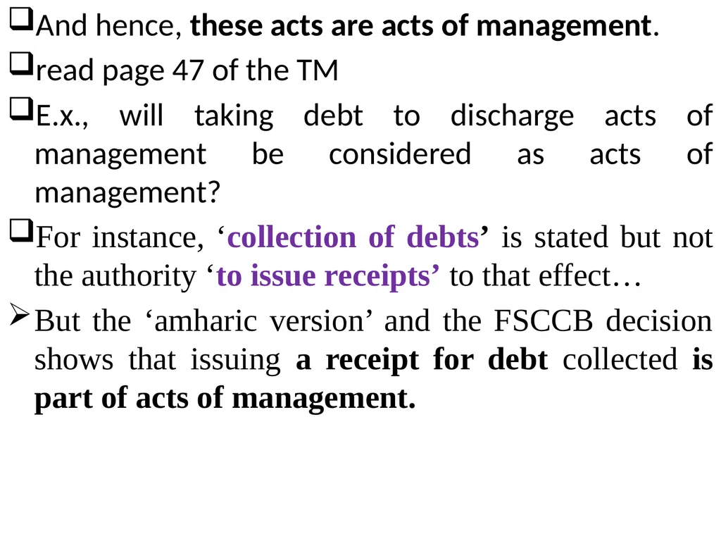 Chapter One 1. The concept of the law of agency - slide 77 of 185
