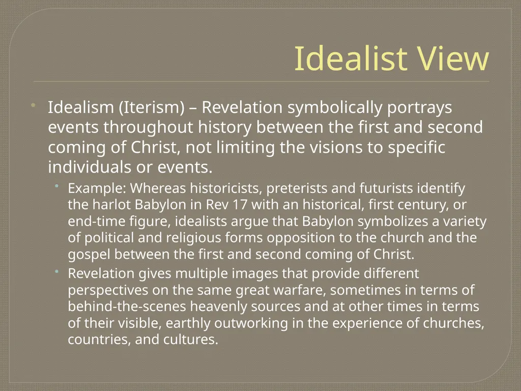The End Times: Revelation Trinity Presbyterian - slide 22 of 28