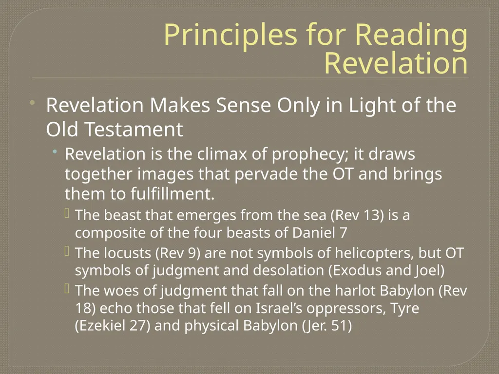 The End Times: Revelation Trinity Presbyterian - slide 14 of 28