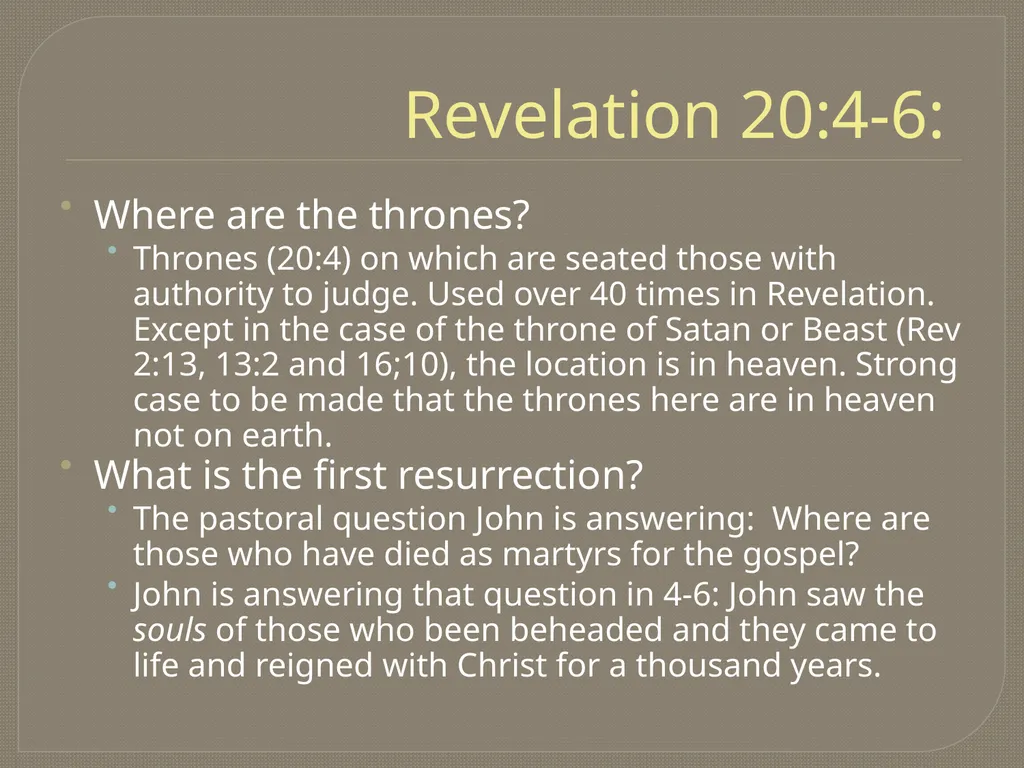 The End Times: Revelation Trinity Presbyterian - slide 27 of 28