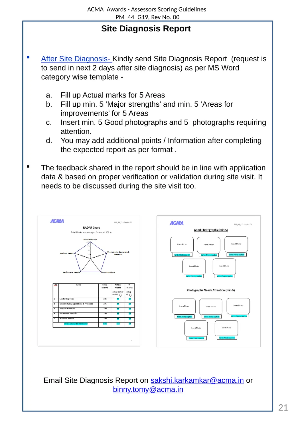 ACMA Awards Assessor Scoring Guidelines - slide 21 of 21