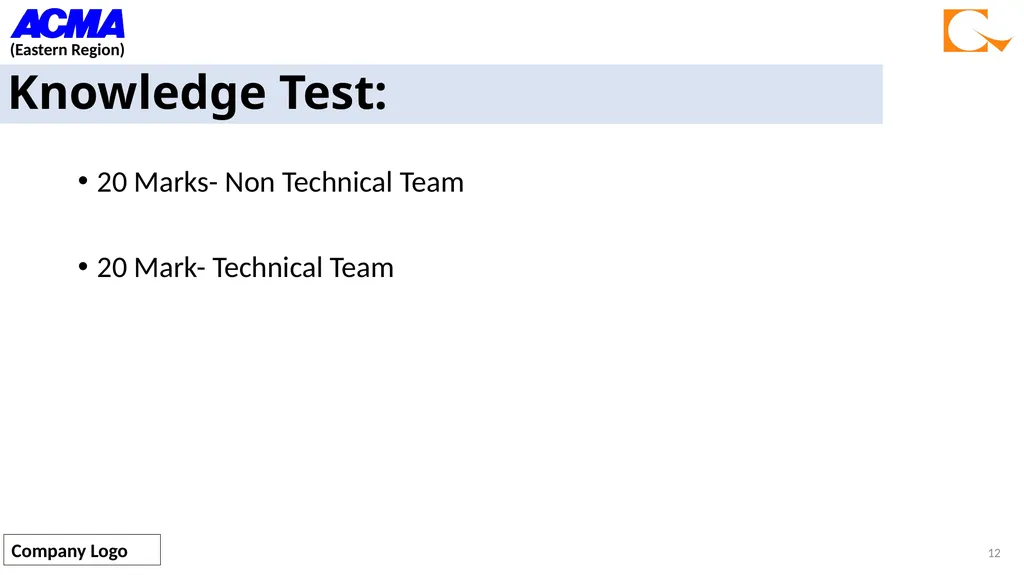Quality Circle Competition Template & Scores Page - slide 12 of 13