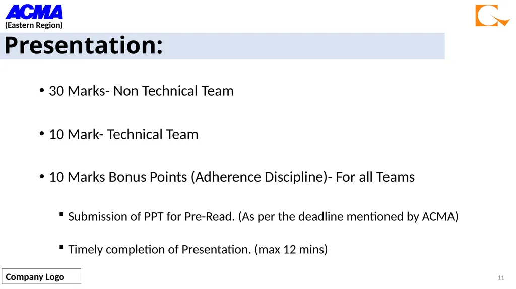 Quality Circle Competition Template & Scores Page - slide 11 of 13