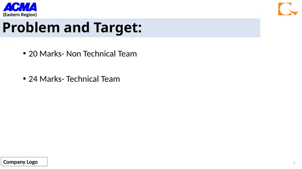 Quality Circle Competition Template & Scores Page - slide 3 of 13