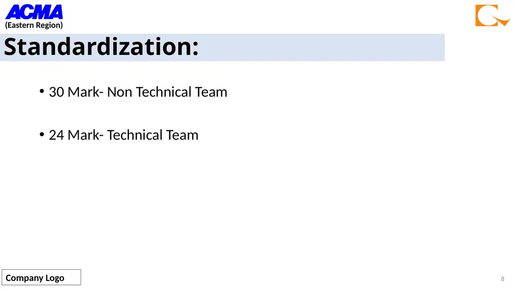 Quality Circle Competition Template & Scores Page - slide 8 of 13