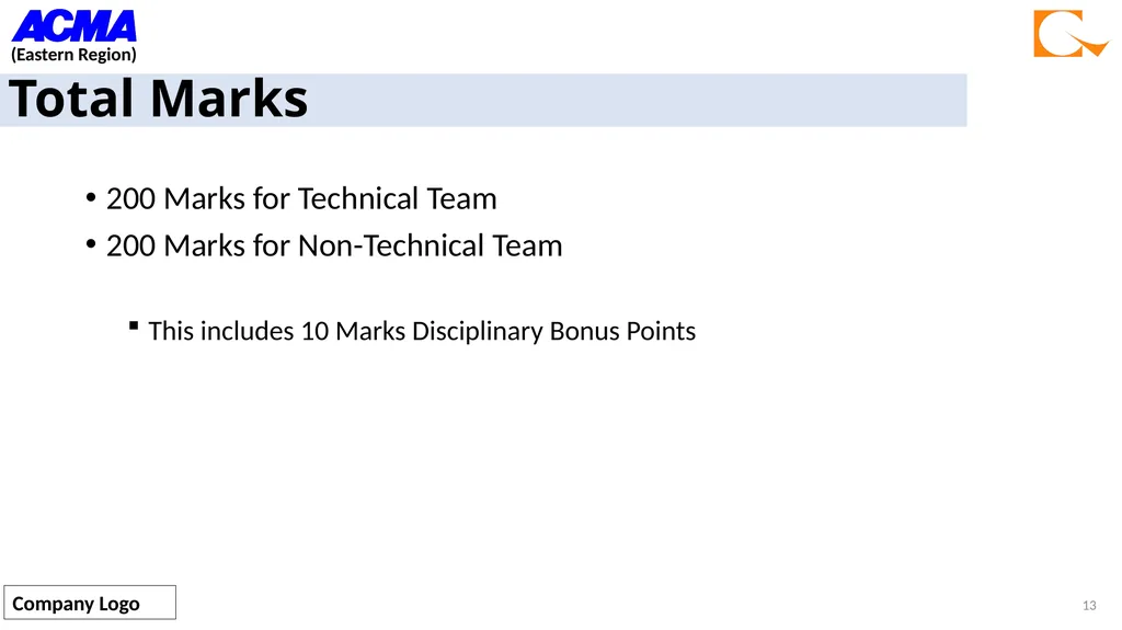 Quality Circle Competition Template & Scores Page - slide 13 of 13