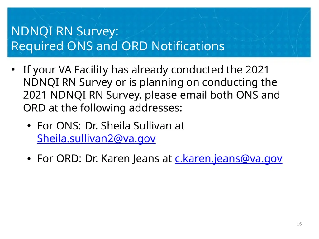 The Press Ganey RN Survey Research Study Lead - slide 16 of 19
