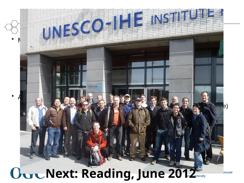 OGC/WMO Hydrology Domain Working Group David Lemon - slide 8 of 23