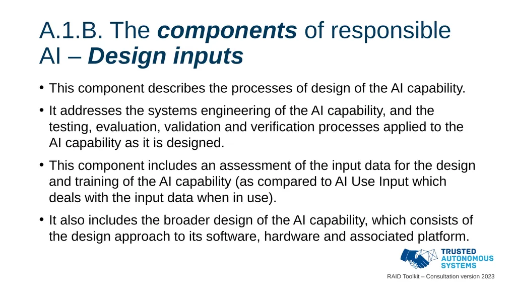 Responsible Artificial Intelligence for Defence - slide 41 of 65