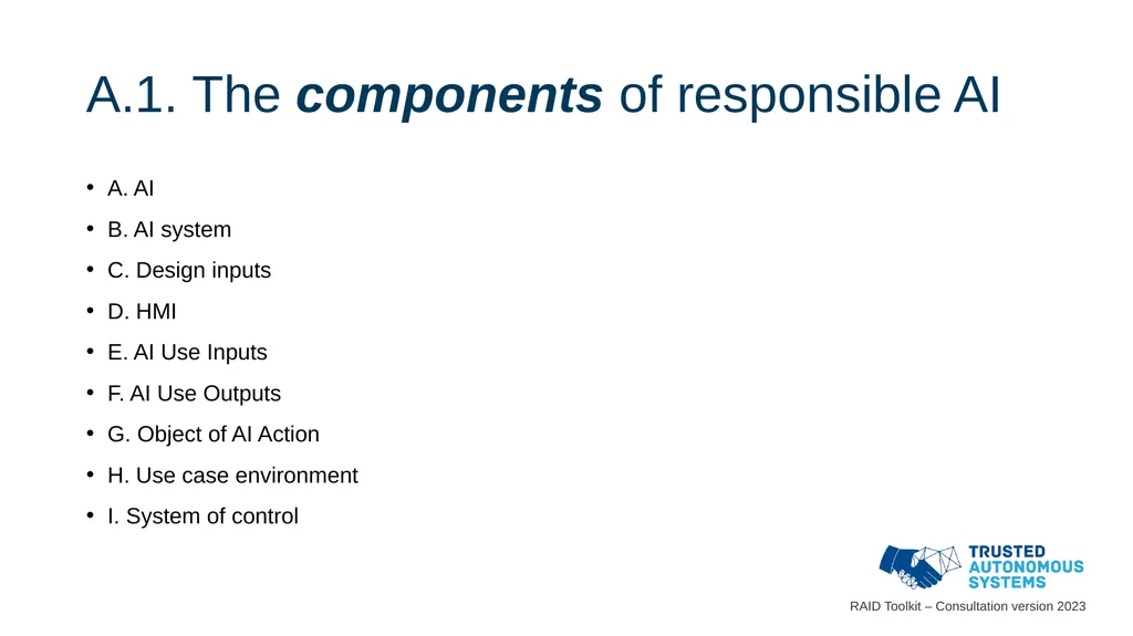 Responsible Artificial Intelligence for Defence - slide 39 of 65